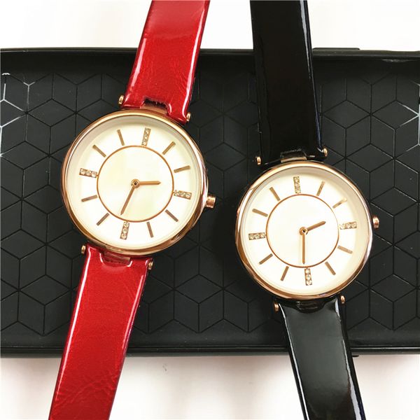 

роскошные часы женские черные / красные дизайнерские часы оптом высокого качества женщины леди платье из розового золота часы reloj mujer кв, Slivery;brown