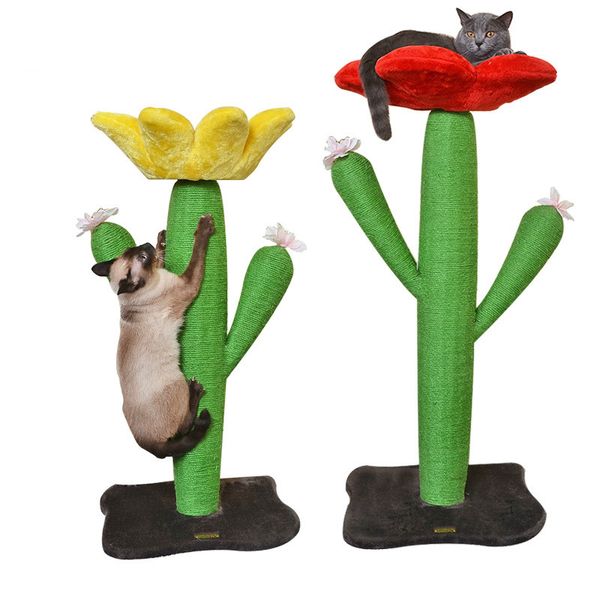 

sisal cactus cat climbing frame cat scratch board jumping platform scratching post cats products for cats tree climbing