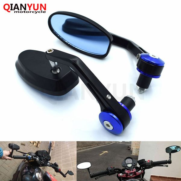 

мотоцикл аксессуары зеркало вид сбоку заднего вида ручки бар для 675 street triple r er6n retrovisor де moto