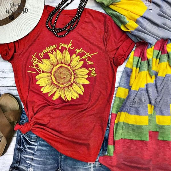 

sunflower printed tshirt women o neck short sleeved t shirt koszulka damska loose plus size t shirt women camiseta feminina, White