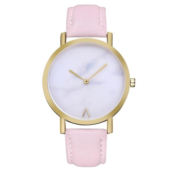 

fashion quartz watch stylish precision rock pattern watch with pu wrist band lxh, Slivery;brown
