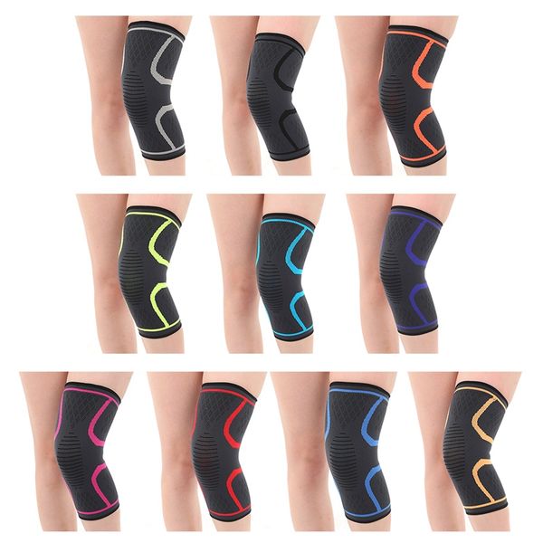 

1pcs motorbike elastic nylon compression basketball kneepad running cycling knee support sports braces sleeve volleyball protect