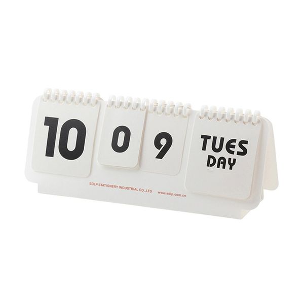 

practical vintage manual desk perpetual calendar stand