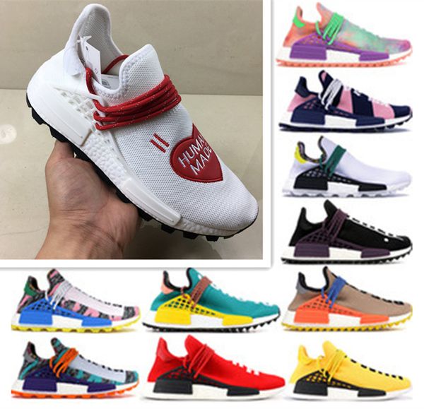 

human race mens womens shoes black solar yellow hu nmd pharrell solar pack mother inspiration cream white burgundy running sneakers