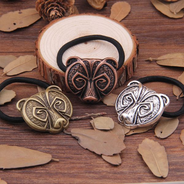 

yage 4color vikings bear hairwear for women 1pcs/set, Golden;white