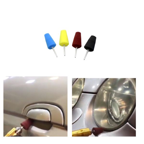 

buffing polishing sponge door handle grille detail polished pads car wheel hub corner cone shaped sponge