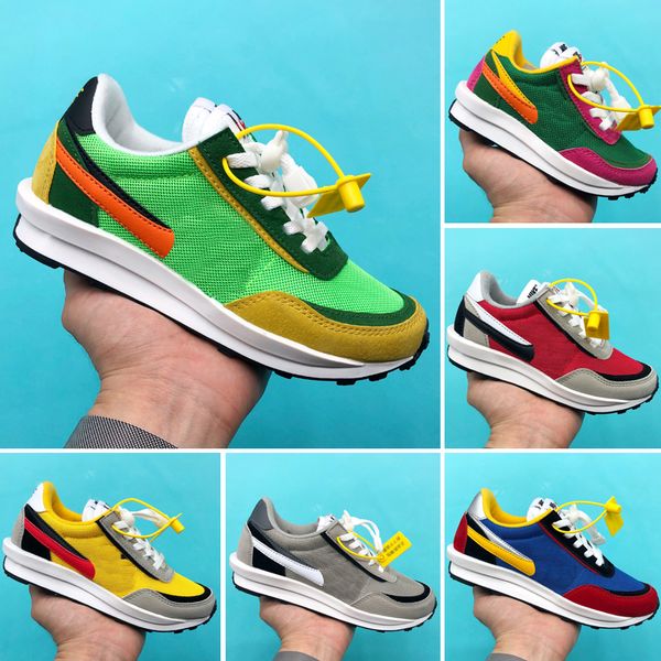 

nike x sacai ld waffle 2019 новй sacai ldwaffle деи кѬоовки малики девоки зеленй gusto sneaker ва, Black