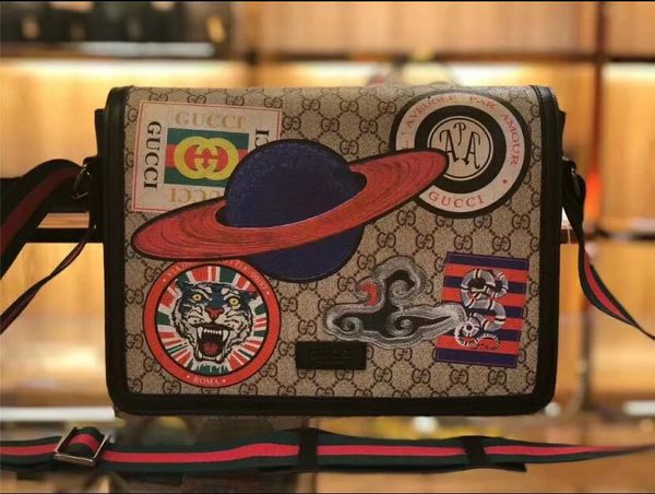 

3749 new famous classic fashion men leather messenger bags cross body bag school bookbag shoulder bag