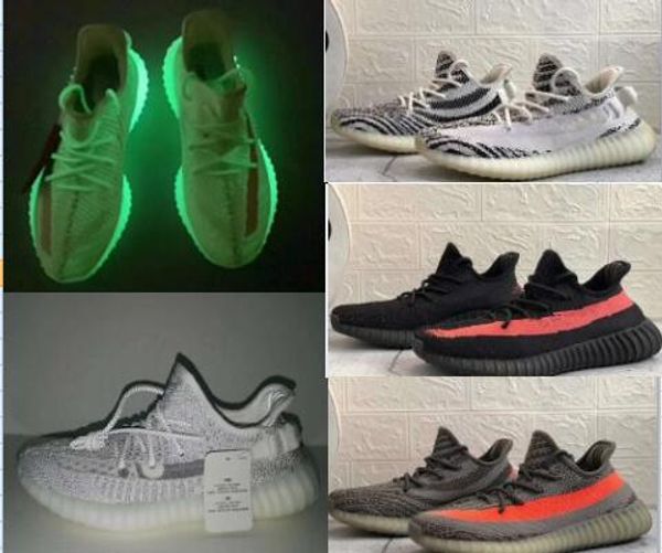 

2019 zebra kanye we t running hoe for men women tatic butter e ame antlia ynth tatic reflective green black gray de igner hoe 5 11