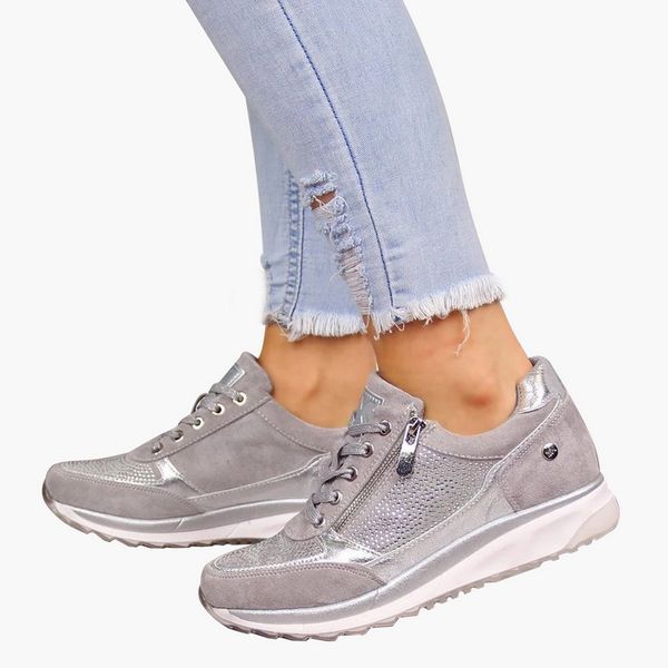 

shujin 2019 bow women flats platform shoes woman loafers fashion increasing height slip on pu casual shoes zapatos de mujer, Black