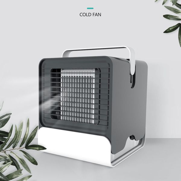 

brelong mini portable fan, air cooler usb charging negative ion mini cooling fan small water-cooled air conditioning fan night light