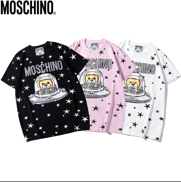 

new summer fashion designers men's shirt t-shirt letter embroidery t-shirt men's brand short-sleeved t-shirt women's shirt-02, White