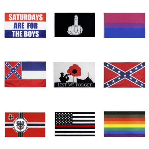 

90 * 150см вышитых сша флаг баннер открытых звезды stripes латунных крепления баннер 3 * 5 ножки американского декор флаги ffa4259 # 163