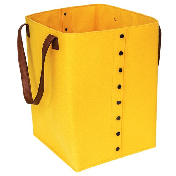 

multi-functional felt storage basket laundry basket toy storage basket foldable sundries container organizer laundry storage organization
