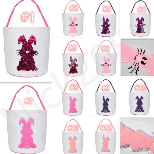 

блестки easter basket кролик хранение сумка корзина симпатичный пасха день подарки мешок кролик printed конфета сумка детских сумки