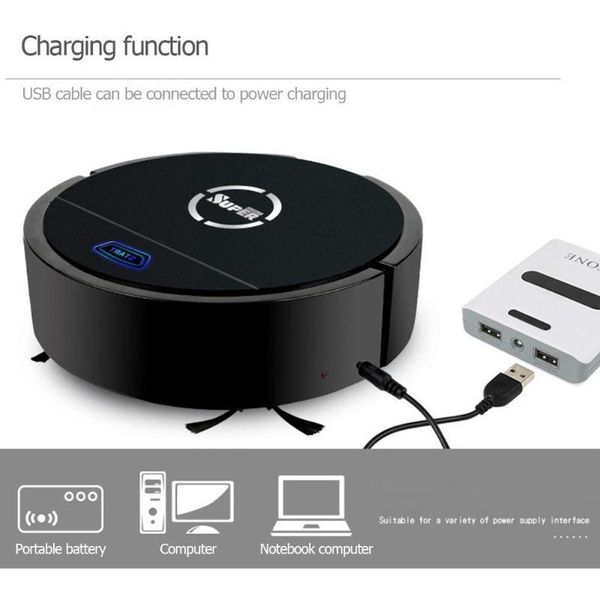

usb rechargeable intelligent induction household automatic vacuum cleaner