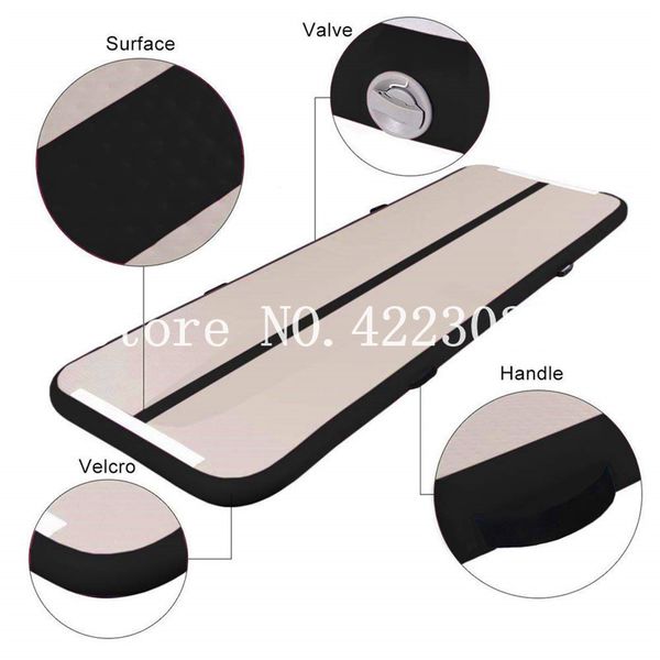 

4m*1*0.2m airtrick inflatable gymnastics air mat 13ft length air track tumbling mat with electric air pump