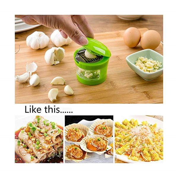 

высокое качество и долговечность нержавеющей стали чеснок структура пресса лезвие легко чистить овощи чеснок измельчитель