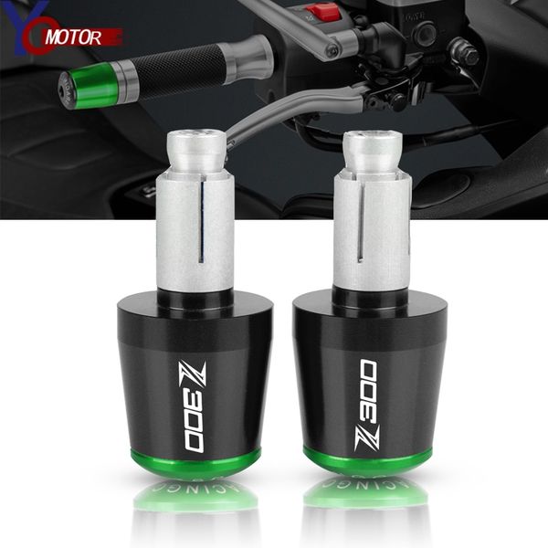 

for z300 z 300 z300 abs 2008-2019 2017 2009 2010 motorcycle cnc 7/8'' 22mm handlebar grips end handle bar cap end plug