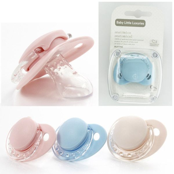 

2019 new safe pacifier newborn kids baby boys girl dummy nipples -grade silicone pacifier orthodontic soother 0-36months