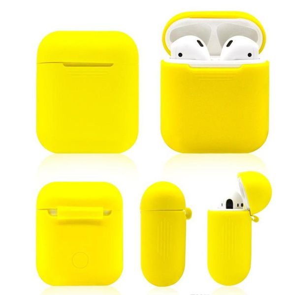 

New Silicone Case For Apple Airpods Soft TPU Ultra Thin Protector Cover Sleeve Pouch for Air pods Earphone Case for Charging Box