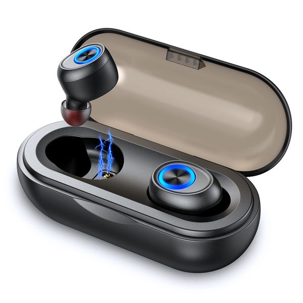 

Capsule Wireless Bluetooth Headphones TWS Earbuds Bluetooth 5.0 Earphones Deep Bass Hi-Fi Stereo Sound Sport Headsets IP010-A For Smartphone