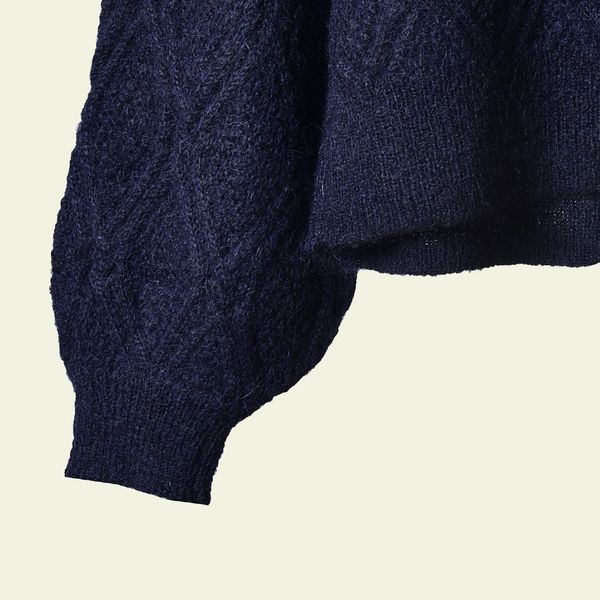 

mohair women sweater wool new sweet v-neck lantern sleeve solid hollow out ladies joker knit short women jacket, White;black