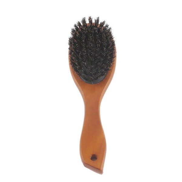 

1 x boar bristle comb hair care brush massage wooden spa massage comb antistatic hair head