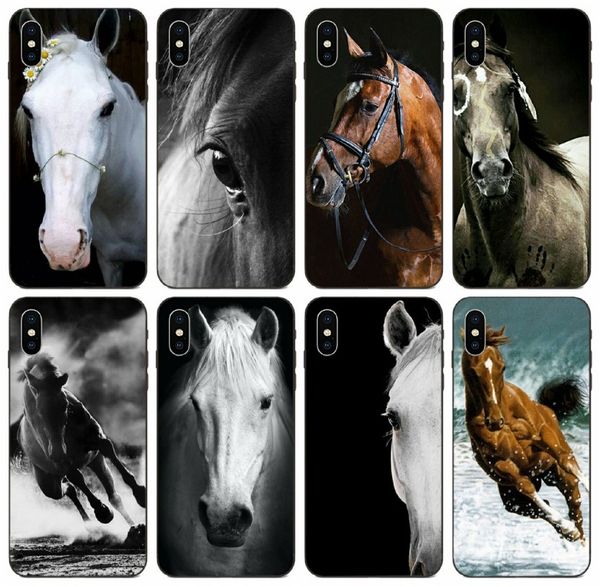 

[tongtrade] painted amazing horse animal print case for iphone 11 pro max x xs xr 8s 8 7s se galaxy a9 huawei mate 10 sony z3 case