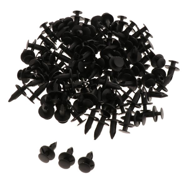 

100pcs nylon 8.5mm hole retainer auto body clips