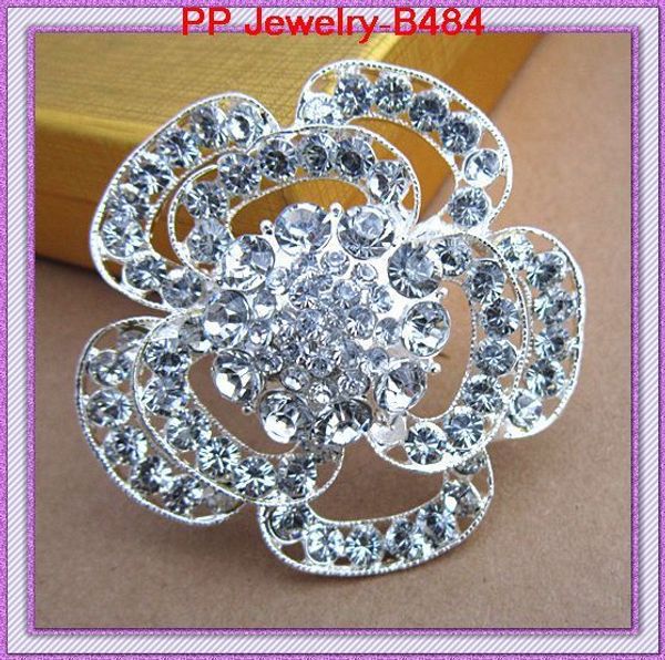 

high archives rhinestone will rose flower brooch exquisite brooch gift dinner full dress accessories clothes and ornaments, Gray