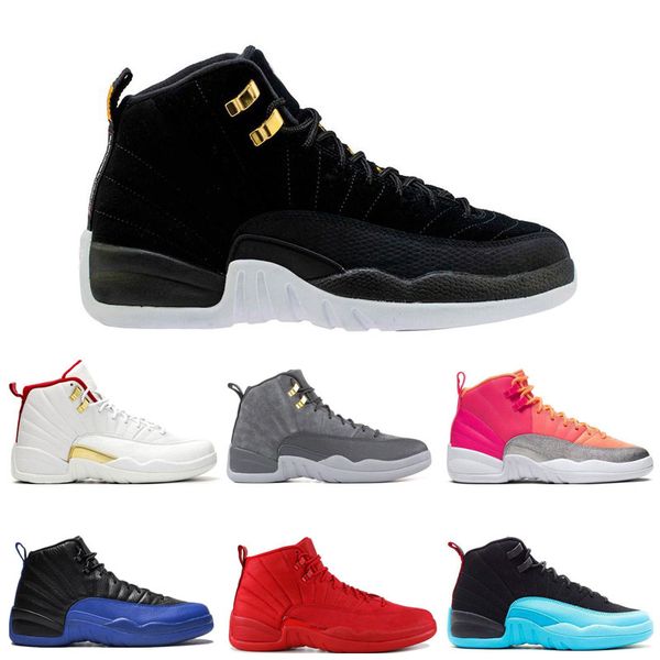 

basketball shoes grey fiba 12s 12 mens reverse taxi game ball royal gym red french blue cherry sneakers 7-13