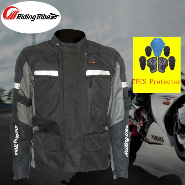 

genuine riding tribe waterproof racing jackets reflective warm motorcycle motos jaqueta windproof motocross motorbike clothing