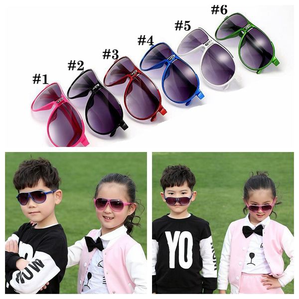 

kids sunglasses 6 colors full frame sun glass outdoor sports eyeglasses uv400 glasses summer outdoor beach eyewear fashion ooa6930, White;black