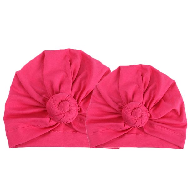 

mother baby skull caps 12 color yoga hats parent-child hat kids casual solid indian hedging caps kids outdoor slouchy beanie 06, Yellow