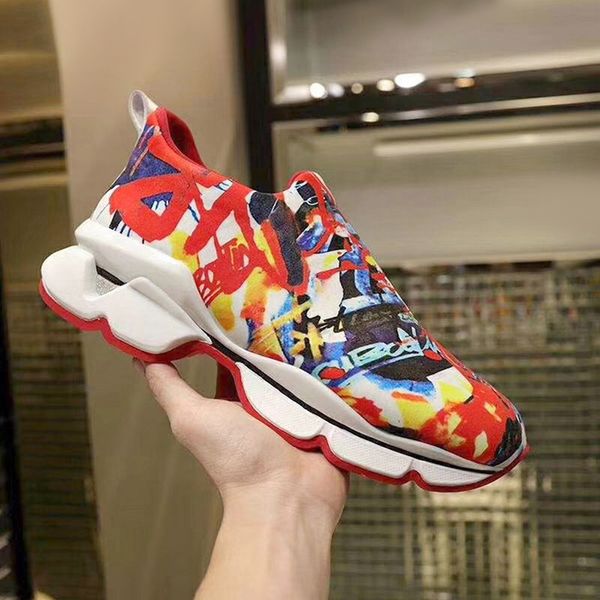 

2019 european station rivet men's shoeschanel leather low-flat bottom women sports shoes non-slip personality slip-on leisure shoes, Black