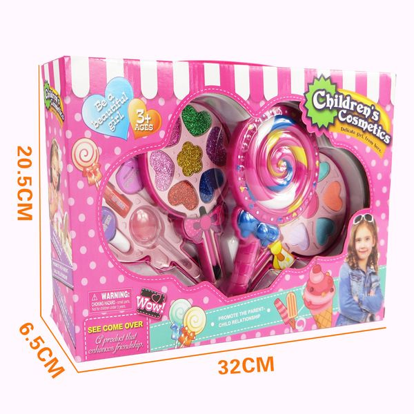 

kid макияж box set игрушки lollipop декорирование косметика девочки игрушки пластиковые безопасности красоты притворитесь play дети макияж д