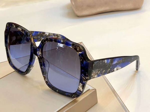 

5373 square sunglasses blue frame/lens sun glasses women designer sunglasses brand new with box, White;black