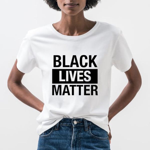 

black lives matter t shirt for men women 100% cotton, White;black