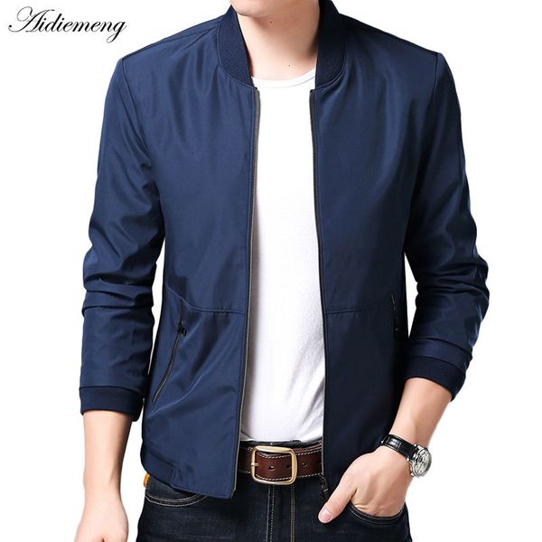 

men's bomber coat spring men's leisure coat bomber fashion windshield outdoor man, Black;brown