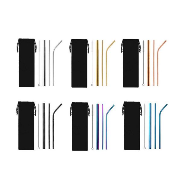 

stainless steel food grade 304 stainless steel metal straw