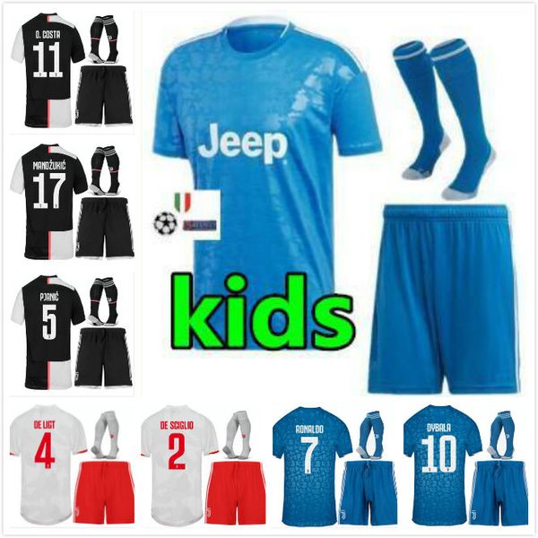 

Kid kit 2019 2020 home juventu occer jer ey kid dybala ronaldo occer hirt 19 20 cu tomized de ligt mandzukic away football hirt