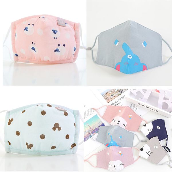 

maschera ffp3 anti dust face mouth mask reusable breathable cotton protective children kid cartoon cute pm2.5 anti-dust mouth face masks hot