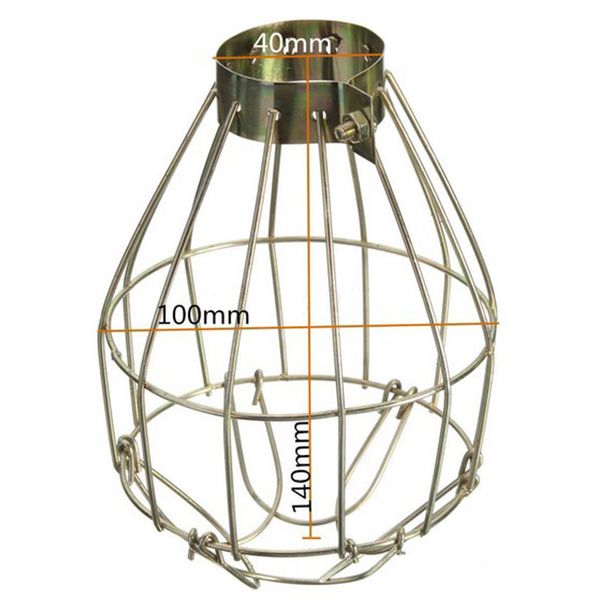 

metal lamp bulb guard clamp vintage light cage hanging industrial lamp covers pendant decor for home bar