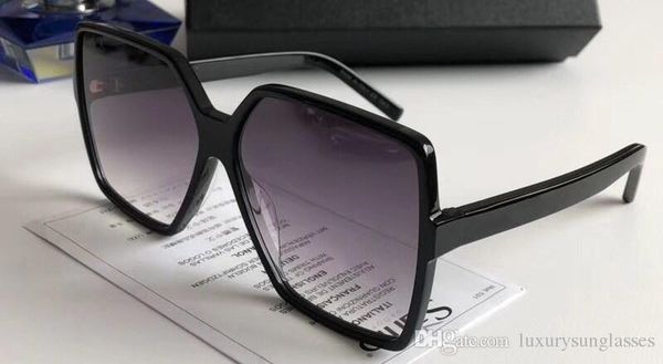 

232 sunglasses luxury fashion women deisnger popular full frame uv400 lens summer style big square frame come with case, White;black