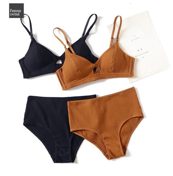 

underwear set cotton bra brief set wire paded push up seamless lingerie bra set hight mujer waist lenceria, Red;black