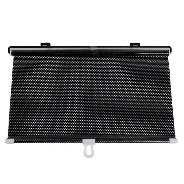 

uxcell 40cm x 70cm black retractable vehicle car curtain window roller sun shade blind protector