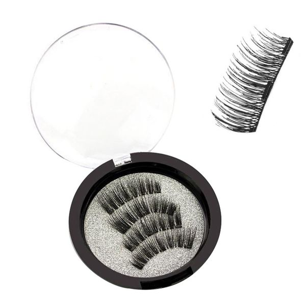 

3d magnet eyelashes extension handmade magnetic long fake lashes eye makeup mink eyelashes for beauty