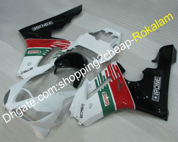 

for triumph daytona 675 fairing 2006 2007 2008 daytona675 white black red green motorcycle abs aftermarket kit (injection molding)