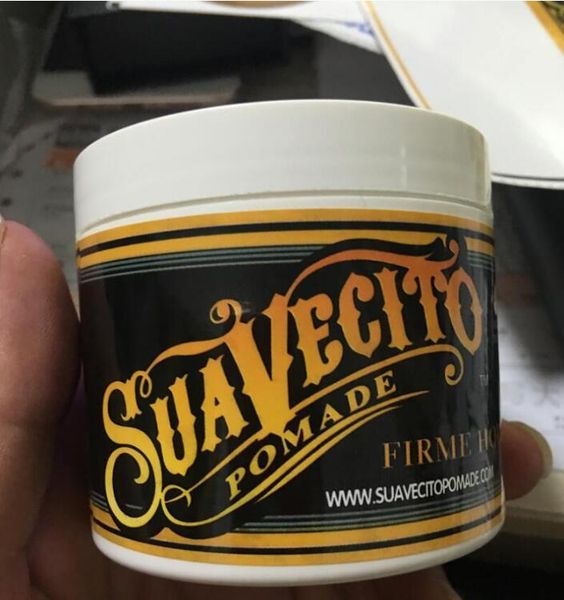 Suavecito Pomade Estilo forte Restaurando Pomade Cabelo Cera Cera Esqueleto De Cabelo De Cabelo De Cabelo De Lama Mantenha Pomade De Cabelo Não Original